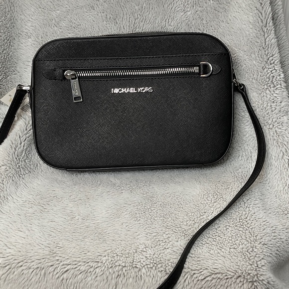 Michael Kors Handbags - Michael Kors Black Cross Body Bag Jet Set Item , NWT